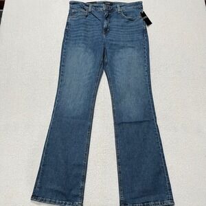 NEW!! Ralph‎ Lauren High-Rise Boot Leg Comfort Stretch Jeans Size: 14